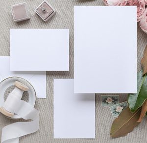 Wedding Stationery Flat Lay