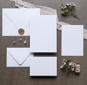 Wedding Suite Mockup with Ribbon
