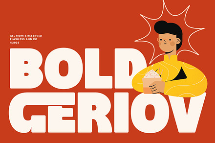 Bold Geriov - Bold Display Font