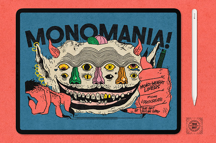 Monomania Liners for Procreate
