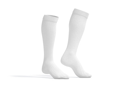 Knee High Socks tiptoe 3D Model