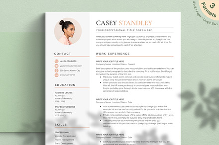 Resume/CV - The Standley