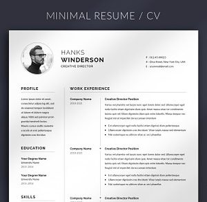 Two-Column Resume and CV