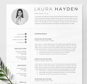 Compact Resume and CV Template