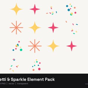 Confetti & Sparkle Element Pack