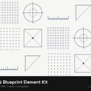 Grid & Blueprint Element Kit