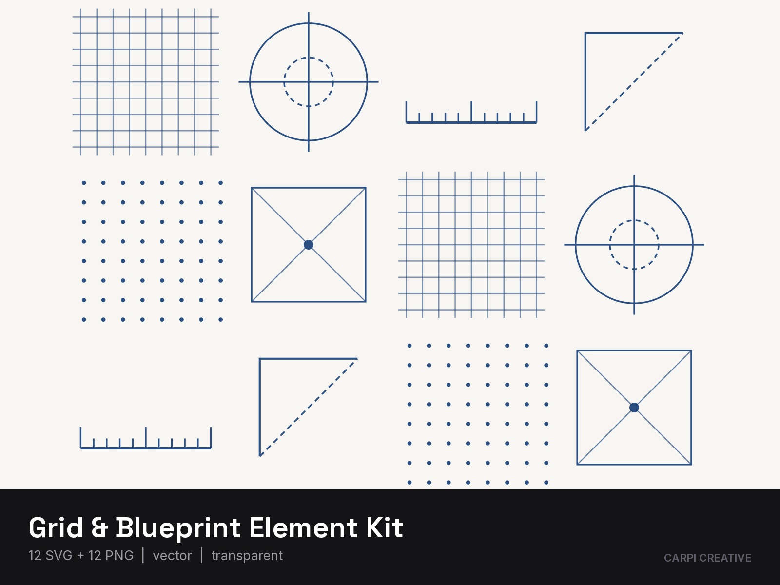 Grid & Blueprint Element Kit