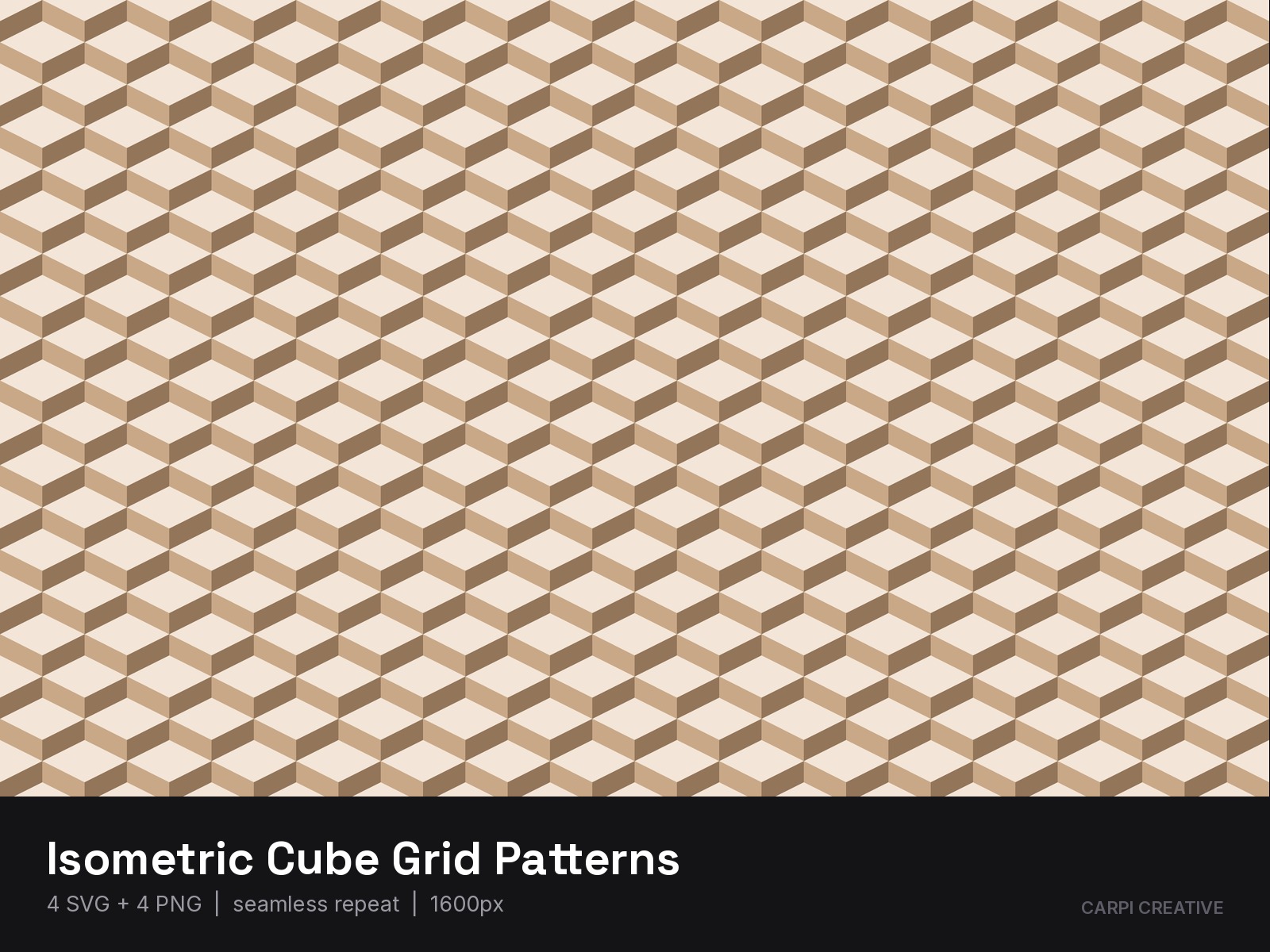 Isometric Cube Grid Patterns