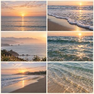 Coastal Morning Light Photo Set