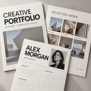 Creative Portfolio Resume Pack