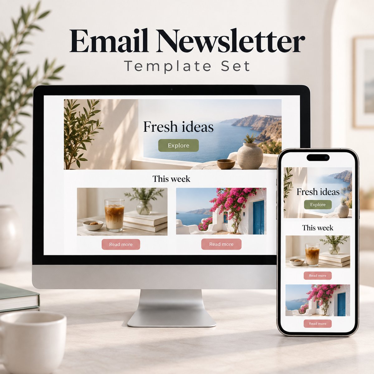 Email Newsletter Template Set