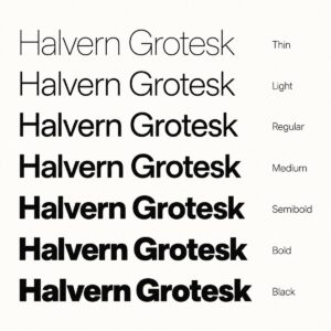 Halvern Grotesk Family