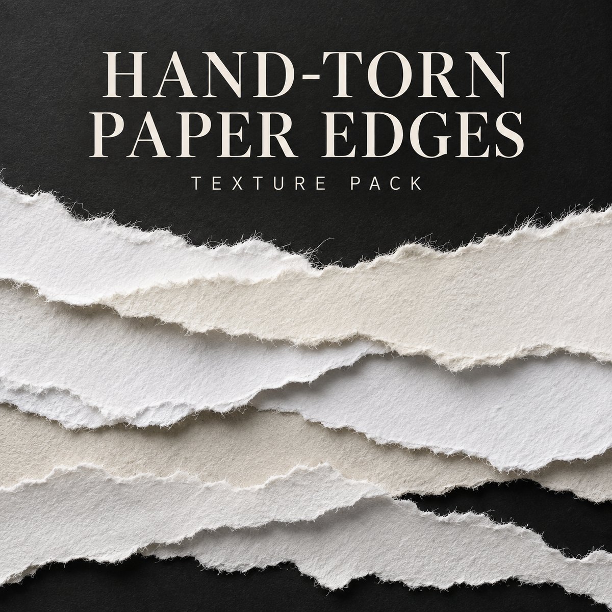 Hand-Torn Paper Edge Textures