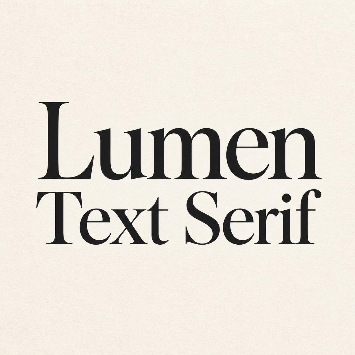 Lumen Text Serif