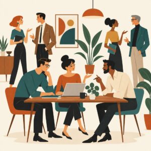 Mid-Century Character Illustrations