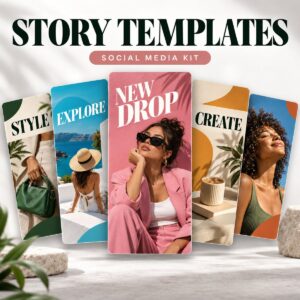 Social Media Story Template Kit