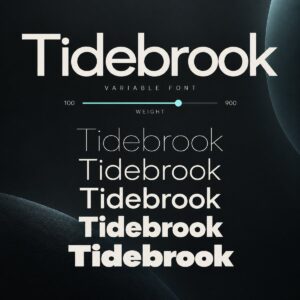 Tidebrook Variable Font
