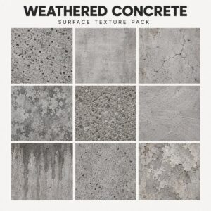 Weathered Concrete Surface Pack